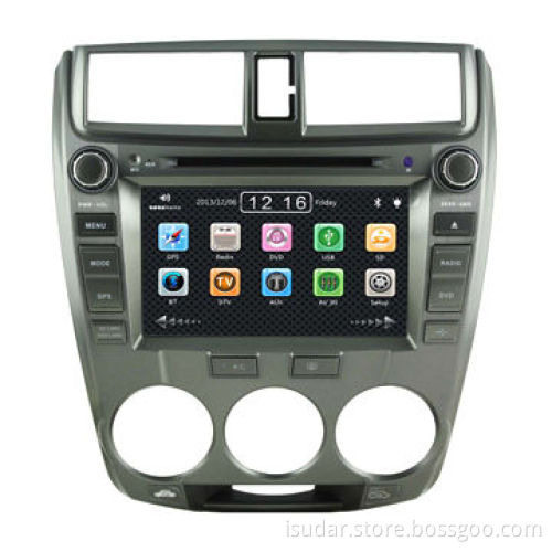 Car Navigation System for Honda City 1.5L 2008-2012, with CD/MP3/DVD/USB and 8-inch TFT Monitor